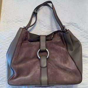 MICHAEL KORS large Quincy suede tote